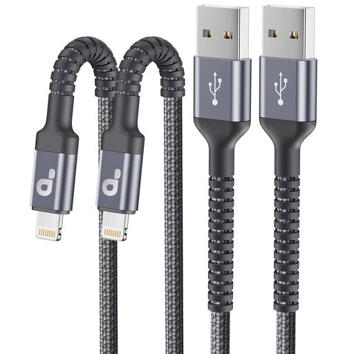 IPHONE 充電ケーブル 2M 2本セットライトニングケーブル MFI認証 急速充電 高耐久 データ転送 断線防止あいふぉんじゅうでんコード IPHONE 14 13 12 11 PRO MAX XS XR X 8 7 6 5 PLUS IPAD