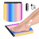 EMSフットマットフットトレーニング足裏リモコン付きUSB充電式6種類モード19段階強度二の腕手のひら太もも脹脛臀部プレゼント持ち運び便利日本語説明書