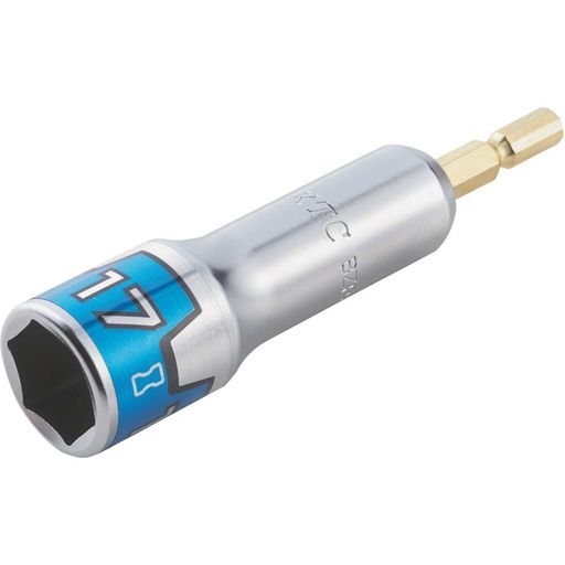 京都機械工具(KTC) ソケットビット 難攻不落 六角対辺17mm BZP63-17 18Vインパクト...