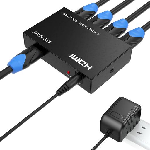 【1入力4出力 同時出力】1台のHDMIデバイスの信号を高画質・高音質のまま4台のHDMI入力端子付きデバイス(ディスプレイ・プロジェクターなど)に同時に分配出力できるHDMI分配器です。その詳細はビデオ操作で確認できます。 【高解像度&amp;高音質対応】HDMI スプリッター 1入力4出力は、4Kx2K@30Hz、フルHD 1080pの解像度に対応です。対応オーディオ:DTS-HD、Dolby-trueHD、DTS、Dolby-AC3、DSD、など。プラグアンドプレイ、ソフトウェア不要です。 【PSE認証取得済みで安心】本製品は日本国内の電気用品安全法に基づくPSE認証を取得済みです。安全基準を満たした設計で、長時間の使用や連続稼働でも安心してお使いいただけます。 【長距離伝送対応】弊社のHDMIスプリッターは、出力が15メートル、入力が15メートルで、伝送距離は最大30メートルです。内蔵の信号増幅機能により、映像信号を強化・補正し、複数のディスプレイや長距離伝送でも画質劣化を防ぎます。
