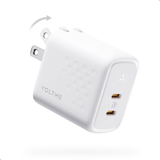 VOLTME 45W Ŵ USB-C 2ݡȵ®Ŵ GAN III(ⲽꥦ) Ķ ޾ץ饰 TYPE-C PD3...