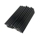 AEKEATDA 50本入 11MM*200MM 黒材質ホットメルト約1KG グルーガン用スティック 強力粘着 高温ボンド