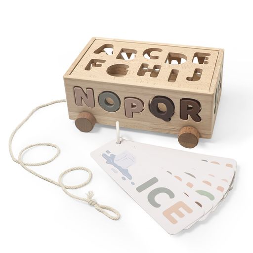 MAMIMAMI HOME 型はめ 英語アルファベット 形合わせ はめ込み パズル 単語学ぶ 玩具 モンテソッリー おもちゃ 積み木 木製の車おもちゃ 子供 男の子 女の子 赤ちゃん 形状認識 学習玩具 指先訓…