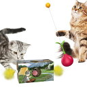 VIHIR 猫 おもちゃ ボール 羽のおもちゃ ねこのおもちゃ 知育玩具 ダルマ だるま 猫のプレゼント 寂しさ解消 ストレス解消 運動不足対策のペット用品 子...