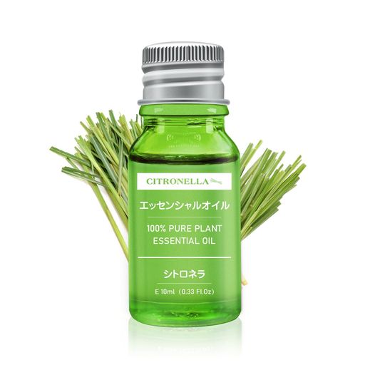 BEAUTYTREES シトロネラ エッセンシャルオイル 精油 10ML 天然100% 自然な香り アロマオイル アロマ ディフューザー用 アロマストーン用 加湿器用 マッサージ用 お風呂に