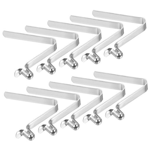 PATIKILカヤックパドルスナップテントポールクリップ10個セットスチールV字型シングルピンプッシュボタンスプリングクリップキャンプオーニング用チューブポール...