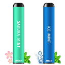 HECCO使い捨て電子タバコポケットシーシャさくらミント+アイスミントフレーバー0.7CM超薄型約900回吸引可能持ち運びシーシャ水蒸気禁煙グッズニコチンなしV...