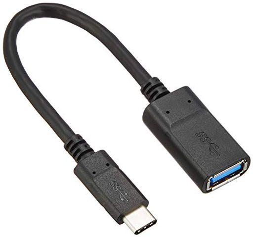 USB3.1の規格である「Certified SUPERSPEED+ USB(USB3.1)」の正規認証品。新規格USB Type-Cコネクタを搭載。USB Type-C端子を搭載したスマートフォンに、USB Standard-A端子搭載のUSB機器の接続ができるUSB3.1変換ケーブル。 USB Type-C(TM)を搭載しているスマートフォンなどに、USBメモリ、マウスなどの周辺機器を接続できるUSB3.1変換ケーブルです。 USB3.1の規格である「Certified SUPERSPEED+ USB(USB3.1)」の正規認証品です。 新規格のUSB Type-C(TM)コネクターは、ウラ、オモテに関係なく両面挿せます。 最大15W(5V/3A)の大電流で接続機器の充電が可能です。※ご使用になるパソコンなどの性能によって、供給される電流値が異なります。USB Power Delivery非対応です。 USB Type-C(TM)を搭載しているパソコン、AC充電器などをUSB3.1 Standard-Aメスに変換し、USB Standard-A端子搭載の周辺機器、ケーブルなどを接続することも可能です。