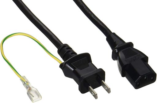 ■外形寸法(ケーブル長):2.0m ■質量:約184g 電源プラグのトラッキング対策の適用範囲拡大にも対応しています。 ■定格:AC125V/7A ■パッケージ質量:約111g ●ノートパソコンや周辺機器等に接続する電源ケーブル ■パッケージ寸法(幅x高さx奥行):145x210x30mm ■コネクター形状:ACアダプター側:3ピンソケット(メス)、ACコンセント側:2ピン(アース線付き)プラグ(オス) 2ピンコネクターを持つノートパソコンや周辺機器等のACアダプターを2ピンコンセントに接続するケーブルです