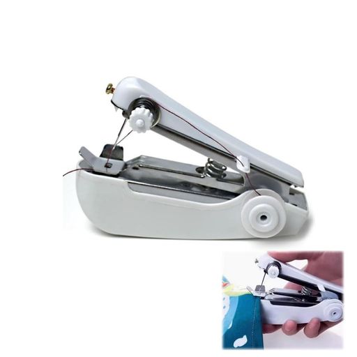 ミニ縫製機手持ち式縫製機片手で縫製可能電動ポータブル縫製機高速縫製操作が簡単初心者向けコンパクト..