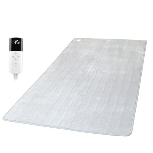 Aliliy電気毛布敷きホットカーペット160x80cm【ズレ防止自動恒温運転で賢く節電無段階温度調節1-12H切タイマー】90W速暖省エネ洗えるダニ退治電気マット厚手フランネル電気敷き毛布シング…