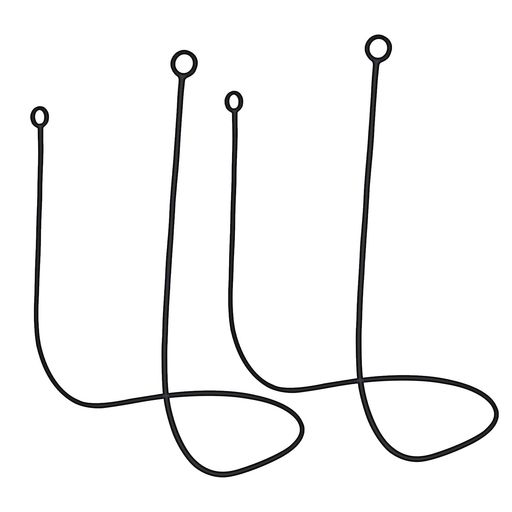 DFsucces耳栓コード専用紐軽量紛失防止シリコン紐絡みにくい持ち運び簡単ほとんどのイヤーチップ取り外..