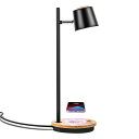 デスクライト目に優しいLEDスタンドライト省エネ電気スタンドQiワイヤレス充電Bluetoothテーブルライト調光調色多角度調整卓上ライト自動点灯消灯タイマーアームライトUSB充電ポート付け…(2)