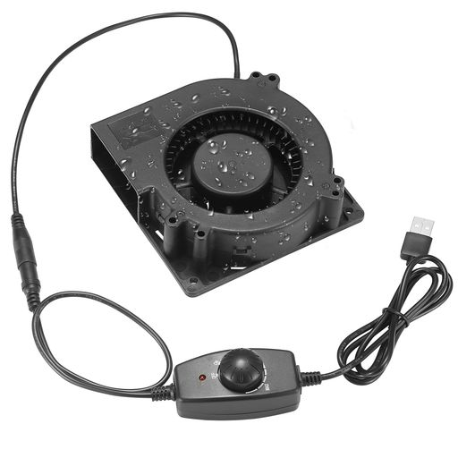 12CM5VUSBブラシレスブロワー冷却ファン小型大風量送風機12032ブロワー防滴送風機バーベキュー送風機キ..