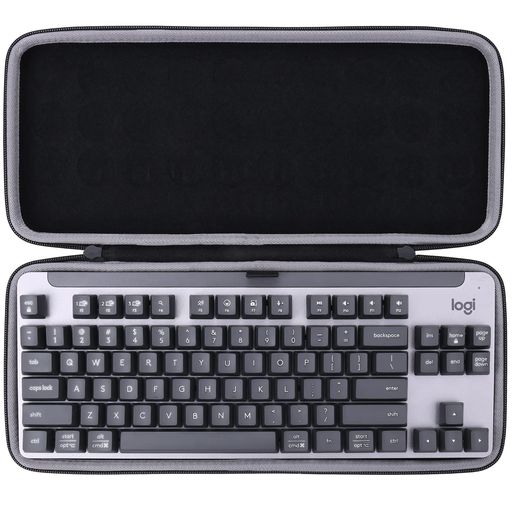 CO2CREA 収納ケース 互換品 LOGICOOL ロジクール SIGNATURE K855 テンキーレス メカニカル ワイヤレス キーボード(ケースのみ)
