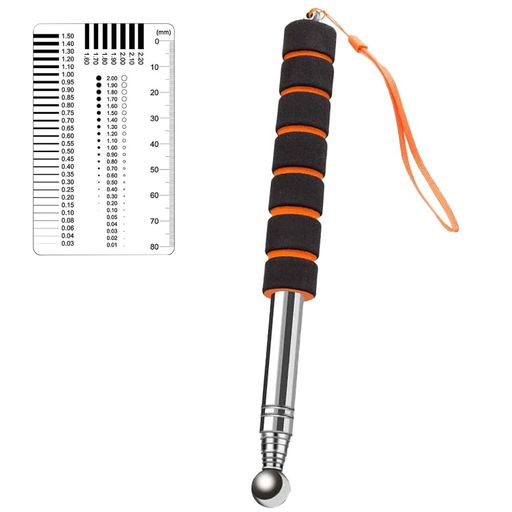 クラックスケール打診棒打音診断棒打診ハンマー打診打診ハンマー伸縮式壁点検検ハンマー打診ハンマーコ..