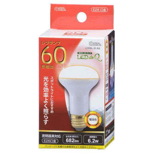 (OHM) ŵ LEDŵ ե׷ 60 E26 ŵ忧 []06-0771 LDR6L-W A9