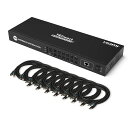 TESmartKVMスイッチ16入力1出力HDMIKVM切替器16台コンピュータ1ディスプレイ16ポートpc切替器4K@30HzHDMI切り替え器RGB4:4:...