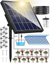 NFESOLAR自動散水タイマー自動水やり植物自動給水器15鉢対応可能給水システムタイマー装置留守自動水やりビオトープドリップ散水システム盆栽水やり当番庭園花植...