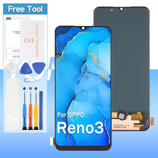 OLEDForOPPOReno3/F15/A91/F17/K7/FindX2Lite�վ��ѥͥ���̸򴹽�����(����ǧ�ڤ򥵥ݡ���)���å��ѥͥ륻�å�6.4�����...