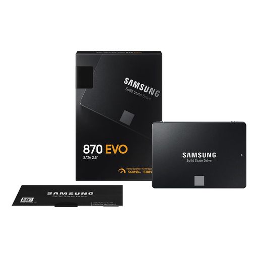 SAMSUNG870Evo1TB2.5インチSATAIII内蔵ソリッドステートドライブSSDMZ77E1T0BW。