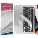 【US英語配列】 MACBOOK キーボードカバー PRO 13インチ(2022 M2チップ / 2020 M1チップ) / PRO 16インチ(2019) - 型番A2338/ A2289/ A2251/ A2141 高い透明感 TPU材质(2)