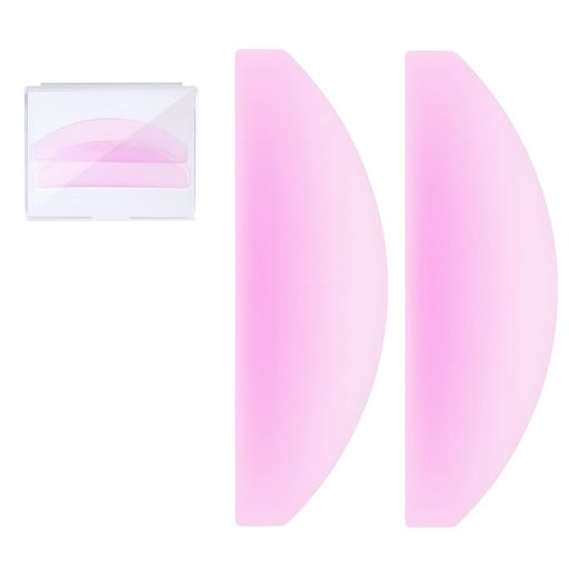 まつ毛パーマ ロット まつ毛リフトシリコンパッド ピンク 1組セット まつげパーマロッド シリコンパッドシールド 美容師推薦 家庭用 再利用可能 簡単セルフまつげパーマ 自宅DIY 透明な…
