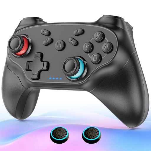 🎮【Switchコントローラープロコン互換】互換SwitchコントローラーはSwitch全世代(Switch2代も含まれる)、Android/IOS(IOS16.0以上)/PCWindows7/8/10/11などに対応します。ワイヤレスBluetoothを採用し、接続は速く安定で遅延ゼロです。10m内で100%安定性が保証できます。それに加えて、付属のUSBケーブルを使って接続できます。日本ユーザー向けにABXYボタン配置を純正同様に最適化。お子様からプロゲーマーまで、すべてのプレイヤーにおすすめ。プレゼントにも最適なプロコン。 🎮【高精度プロこんスイッチ2互換】互換スイッチ2プロコン2の方向キーには単独の最新強化された認識チップを用いて、ボタンの動作認識の高速化、高精度化を実現されました。この互換switchコントローラーを使って、スムーズな動き、より反応の良い、感触の良いフィーリングを実現します。また、人間工学に基づき、人工皮革で作られた軽量の互換スイッチ2プロコン2より、プレーヤーは快適に感じることができます。