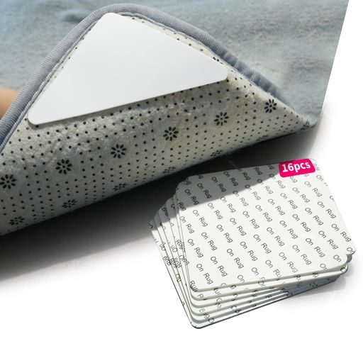 KAWAIKO滑り止めラグテープカーペットテープフローリング・タイル用敷布団ストッパー三角形設計16枚セット絨毯マット滑り防止めくれ防止