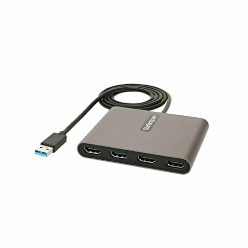 Other - StarTech.comUSB3.0接続クアッドHDMIディスプレイ変換アダプタ/USB-HDMI4出力コンバータ/1080p60Hz/USBType-A接続/HDMI増設アダプタ/Windowsのみ対応USB32HD4
