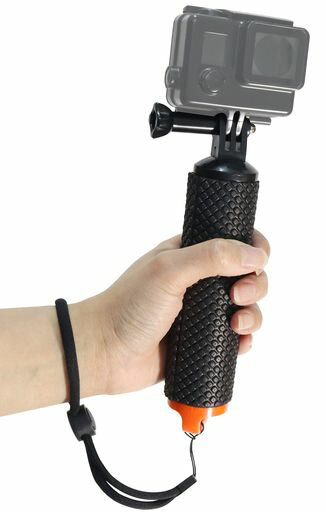 ウェアラブルカメラGP規格互換マウントアクションカムスポーツカメラ対応浮力棒浮きグリップフローティング一脚セルカ棒自撮り棒撮影スティック