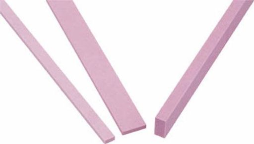 ピンクストーン 入数:10個入り 粒度:#80 寸法:3X13X150 適合素材:工具鋼・合金鋼、一般鋼・ステンレス 適合機器類:ハンド 品質、研削性は勿論、使いやすさを追求したプロ用スティック砥石です 砥粒・結合剤・結合度・砥粒の異なるスティック砥石を豊富にラインナップしました