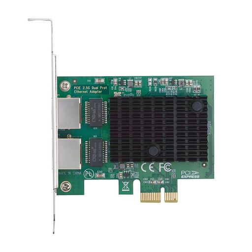 PC Card （Wireless） - Xiwaiデュアルポート2.5Gbps2500Mbps-PCIExpress1xPCI-EGBEギガビット1000MbpsイーサネットLANコントローラーケーブルネットワークアダプターデスクトップマザーボード用