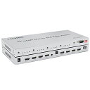 4KHDMIマトリックス4X4オーディオ抽出器付き4K@60HzHDMIマトリックススイッチ4x4HDMI2.0マトリックススイッチャースプリッターセレクタボックスサポートHDRHDCP2.218GbpsEDID