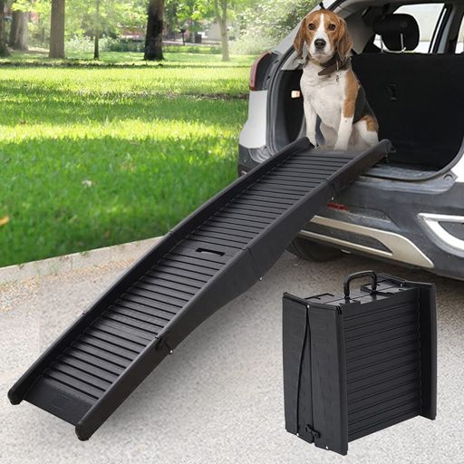 一緒に冒険する:折り畳み坂道を使用して、ペットが一人であなたの車、ミニバン、SUVに出入りするのを助けて、共同で道路旅行を改善します。 安全で耐久性:この頑丈な坂道は独立テストを経て、重さ150ポンドのペットを労寺することができます。折り畳...