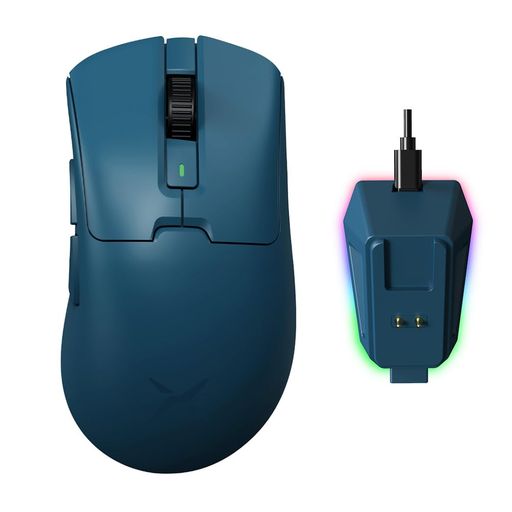 DELUXM900PROゲーミングマウス無線、8000Hzポーリングレート、63g軽量、大手用、PAW3395センサー26000DPI、Huanoピンクスイッチ、マグネット式充電ベース付き(ネイビーブルー) DELUXM900PROゲーミングマウス無線、8000Hzポーリングレート、63g軽量、大手用、PAW3395センサー26000DPI、Huanoピンクスイッチ、マグネット式充電ベース付き(ネイビーブルー)