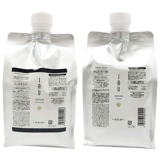 ismLebelルベルイオセラムクレンジングシャンプー1000ml+クリームヘアトリートメント1000ml詰替リフィル各1セット計2個IAUSERUMヘアケア