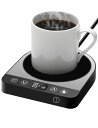 Kyerlishカップウォーマーコーヒーウォーマー保温コースターマグカップウォーマードリンクウォーマー【新登場プレゼント・5段階温度設定・最高85°C】静音保温4つ保温モード13cm広い加熱…