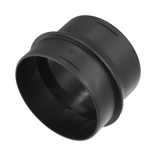 Rakuten - AABSOPROカーエアダクトコネクタストレートエアヒーターダクトジョイナコネクタパイプ80mm-75mmブラック