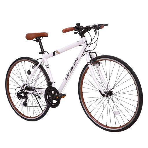 クロスバイク自転車700x25cシマノ製14段変速超軽量高炭素鋼フレームカラーリム初心者フラットハンドル..