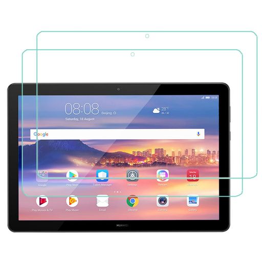 【対応機種】Huawei 10.1インチ MediaPad T5 10.1 タブレット 保護フイルム。高品質なガラス素材を採用して。光の透過率は99%、元々の画質が損なわれない。0.26mmの絶妙な厚さで、貼り付けを感じさせない、スムーズな操作性(タッチ感、滑りが良い)。 【高品質ガラス製 】業界高レベルの9H硬度、ハードコーティング技術により、高品質な素材で衝撃を緩和し画面のダメージを最低限まで抑えました。 【撥水撥油・指紋防止】:撥水・撥油加工で皮脂や指紋の付着を防止し、画面を鮮やかに彩ります。付属のへらにより貼付後に残った空気簡単に抜けます。液晶保護フィルムに施されたコーティングにより水や汚れ、指紋なども簡単に拭き取れます。 【専用設計】:タブレットMediaPad T5ガラスフィルムは、高品質な専用接着剤を採用し、ガラスフィルムを正しく貼り付けた後、 位置合わせ・貼り付けがしやすいように工夫しており、貼付道具も付属しています。エアーレス加工により、軽く押すだけてフィルムが自己吸着します。初心者でも完璧にこなせるため、失敗を心配せずに貼り付けられます。