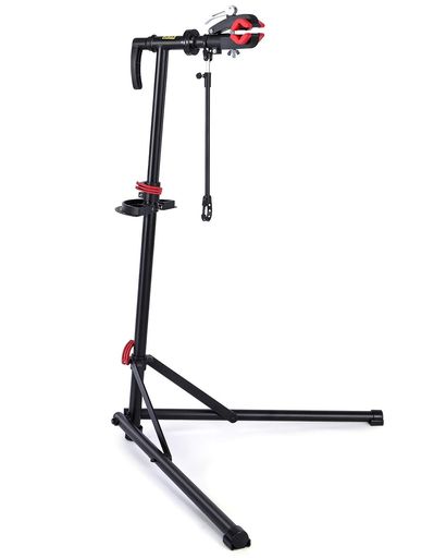 CXWXC自転車メンテナンススタンドワークスタンドロードバイクスチール製高さ/角度調節可折りたたみ式デ..