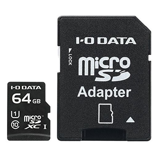 UHS-I対応、SDカード変換アダプター付きmicroSDカード [対応機種]microSDXC、またはSDXC規格に対応した機器/NintendoSwitch [転送速度]UHS-IClass1(最大104MB/s)/Class10(10MB/s保証) [サイズ/重量]microSDカード本体:約11(W)x15(D)x1(H)mm/約0.24g/SDカード変換アダプター装着時:約24(W)x32(D)x2.1(H)mm [付属品]SDカード変換アダプター