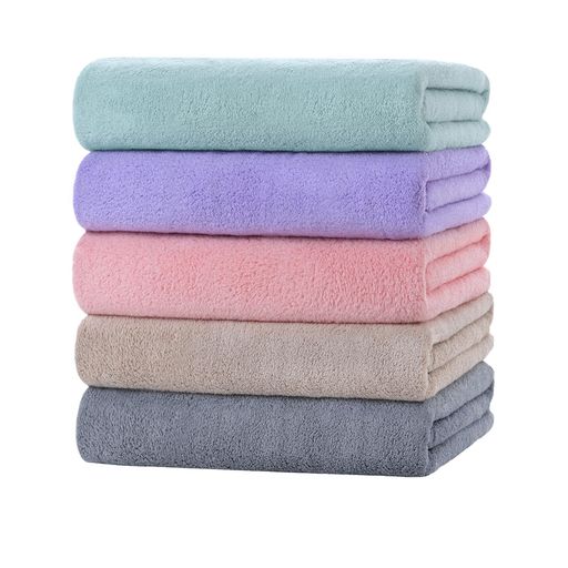バスタオルマイクロファイバー120x60cm5枚セットふわふわ高速吸水速乾耐久性抗菌防臭毛羽落ち少ないタ..