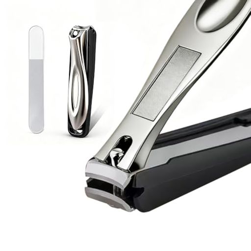 VoloEco爪切り飛び散り防止手足両用錆びない高級爪切り爪やすり滑し止め簡単操作安全