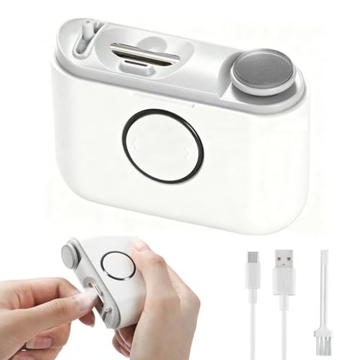 【2025最新型電動爪切り】爪やすり爪削り爪磨き安全設計爪傷防止ネイルケア3段階スピード電動爪切り3-i..