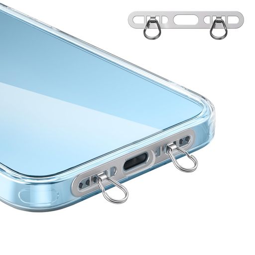 Heptourスマホストラップホルダー2口ダブルリング極薄0.3mmステンレス製携帯ストラップホルダー薄型丈夫充電影響なし落下紛失防止iPhone対応スマホアクセサリー(ステンレス色) Heptourスマホストラップホルダー2口ダブルリング極薄0.3mmステンレス製携帯ストラップホルダー薄型丈夫充電影響なし落下紛失防止iPhone対応スマホアクセサリー(ステンレス色)