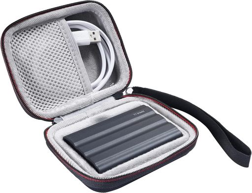 MUMING収納ケース互換品日本サムスンSamsungT9/T7/T7Shield外付けssd500GB/1TB/2TB/4TB(黒)