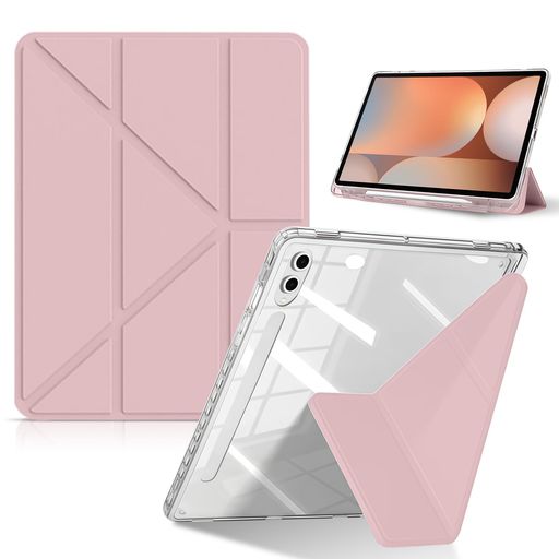 A4 Size - [HinZann]SamsungGalaxyTabケース、GalaxyTabS10Plus/S9Plus/S9FEPlusの12.4インチ用、PUレザー外層+TPU内層、軽量・360°全面保護・耐衝撃・防水加工