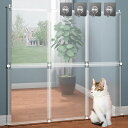 PUHANGペットフェンス犬サークルケージペットゲート柵猫脱走防止フェンスペットサークルペットフェンスゲート犬小屋ベビーゲート小型犬中型犬大型犬猫うさぎ小動物脱...